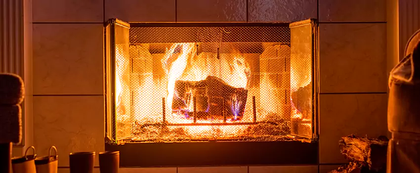 Mendota Hearth Landscape Fireplace Installation in Upper Arlington, Ohio