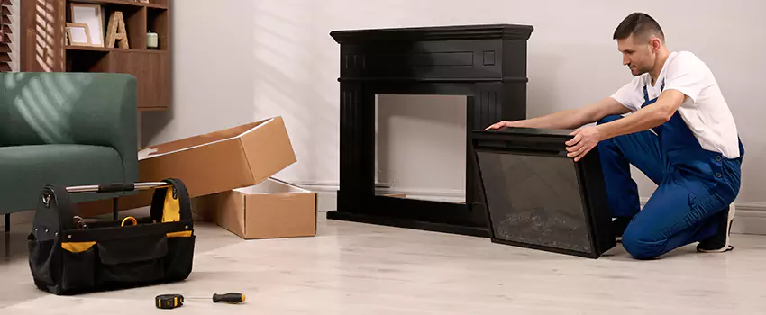 Old Rusted Metal Fireplace Repair And Replacement in Upper Arlington, OH