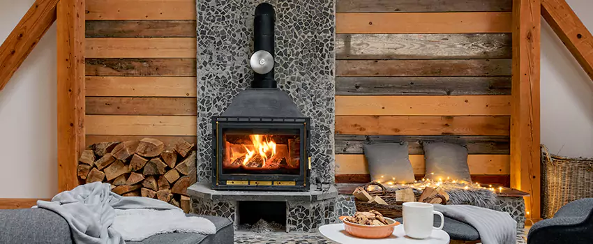 Thelin Hearth Products Direct Vent Gas Stove Fireplace Inspection in Upper Arlington, Ohio